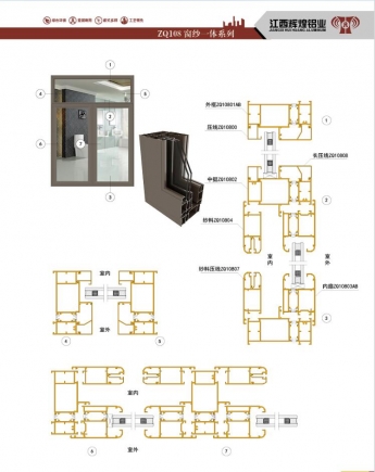 ZQ108窗紗一體門窗